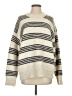 By Together Stripes Ivory Pullover Sweater Size S - photo 1