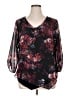 Apt. 9 100% Polyester Burgundy 3/4 Sleeve T-Shirt Size XL - photo 1