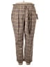 Worthington Plaid Brown Casual Pants Size XXL - photo 1