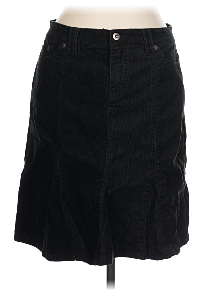 Pre-owned Tommy Hilfiger Denim Skirt In Black