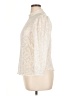 Gap Jacquard Ivory 3/4 Sleeve Blouse Size XL - photo 5