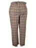 Worthington Plaid Brown Casual Pants Size XXL - photo 2