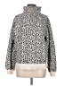 Ann Taylor LOFT Animal Print White Pullover Sweater Size M - photo 1
