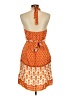 Shein Paisley Orange Casual Dress Size L - photo 2