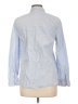 Equipment 100% Cotton Animal Print Stripes Blue Long Sleeve Button-Down Shirt Size L - photo 2