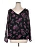 Torrid 100% Polyester Black 3/4 Sleeve T-Shirt Size 1X (1) - photo 1