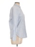 Equipment 100% Cotton Animal Print Stripes Blue Long Sleeve Button-Down Shirt Size L - photo 4