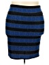 Lularoe Stripes Blue Casual Skirt Size 3X - photo 1