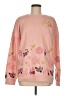 Assorted Brands Floral Pink Sweatshirt Size M - photo 1