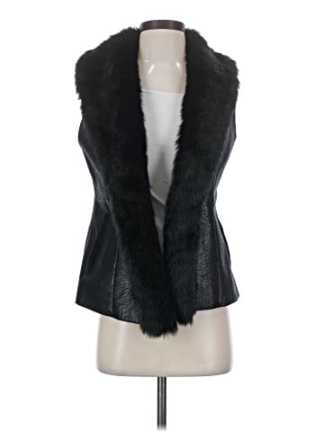 White House Black Market Faux Fur Vest (view 1)