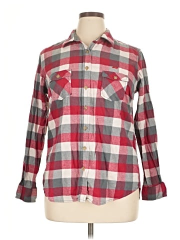 Weatherproof Long Sleeve Button-Down Shirt (view 1)