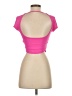 Shein Pink Short Sleeve Top Size 2 - photo 2