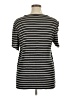Lularoe Stripes Black Short Sleeve Top Size XL - photo 2