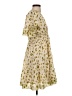 Max Studio Print Yellow Casual Dress Size XS - photo 4