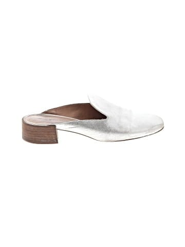 Madewell The Willa Loafer Mule in Metallic (view 1)