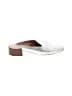 Madewell 100% Leather Silver Mule/Clog Size 7 1/2 - photo 1