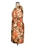 Talbots Print Orange Cocktail Dress Size 16 - photo 5