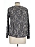 Lucky Brand Gray 3/4 Sleeve Blouse Size L - photo 2