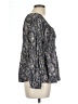 Lucky Brand Gray 3/4 Sleeve Blouse Size L - photo 4