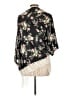 Rachael & Chloe 100% Polyester Black Kimono Size L - photo 2