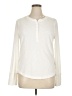 Gap Ivory Long Sleeve Blouse Size XL - photo 1