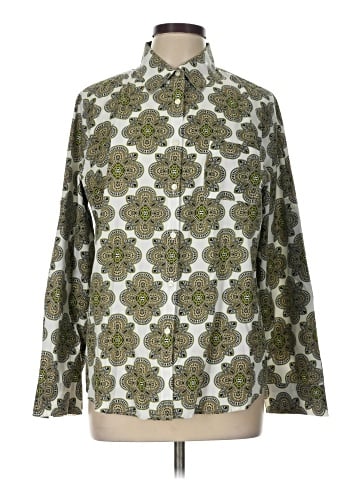 Jones New York Signature Long Sleeve Button-Down Shirt (view 1)