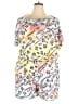 Oddi Graphic White Romper Size 3X - photo 1