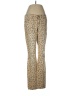 L.e.i. Animal Print Gold Jeggings Size 7 Regular - photo 1