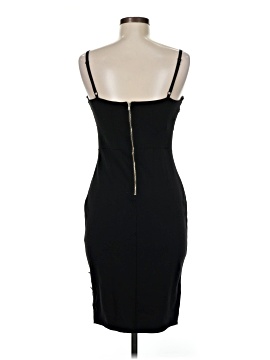 haute monde black dress Haute Monde Dress Ruched Side Little Black Sleeveless Bodycon Fitted Mini main image 1