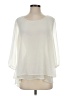 Love Notes 100% Polyester Ivory 3/4 Sleeve Blouse Size S - photo 1
