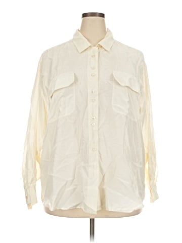 Erika 3/4 Sleeve Silk Top (view 1)