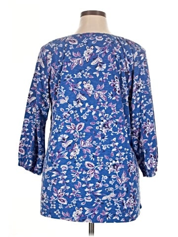 J.Jill 3/4 Sleeve Blouse (view 2)