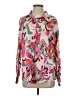 Fate Print Pink Long Sleeve Blouse Size S - photo 1