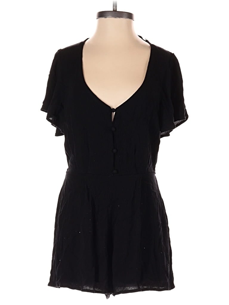 Pre-owned Mi Ami Romper In Black