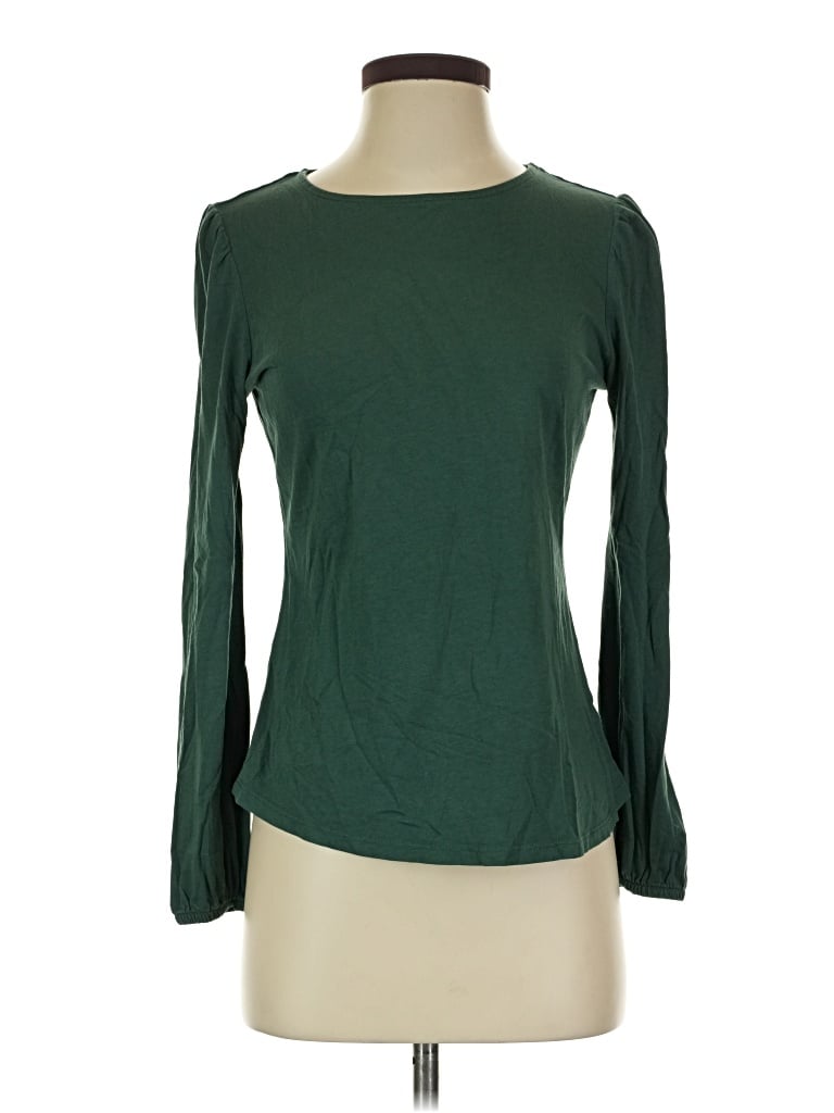 Pre-owned Boden Long Sleeve T-shirt In Green