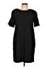Cos Solid Black Casual Dress Size 10 - photo 1