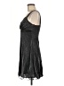 Ruby Rox Metallic Silver Cocktail Dress Size M - photo 5