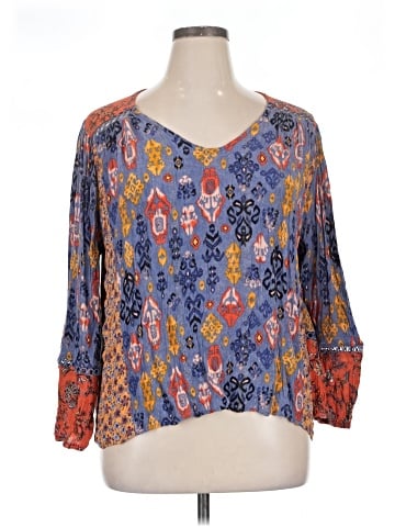 Farmers Market 3/4 Sleeve Blouse (view 1)