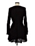 Express 100% Rayon Polka Dots Black Casual Dress Size M - photo 2