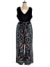 BLOOMCHIC 100% Polyester Paisley Black Jumpsuit Size 22 - photo 1