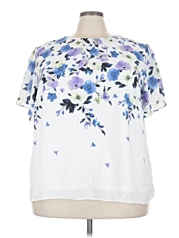 Kasper Short Sleeve Blouse (view 1)