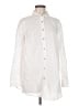Talbots 100% Cotton Ivory Long Sleeve Blouse Size M - photo 1