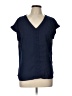 Fortune + Ivy 100% Polyester Blue Short Sleeve Blouse Size L - photo 1