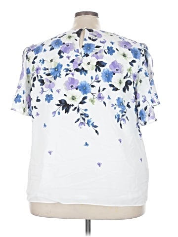 Kasper Short Sleeve Blouse (view 2)