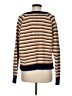 Madewell 100% Cotton Stripes Brown Pullover Sweater Size M - photo 2