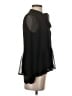 Express 100% Polyester Black Long Sleeve Blouse Size S - photo 4
