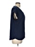 Fortune + Ivy 100% Polyester Blue Short Sleeve Blouse Size L - photo 4