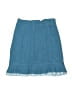 Deux Par Deux Tweed Blue Denim Skirt Size 5 - photo 2