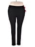 Maze Collection Solid Black Active Pants Size 3X - photo 1
