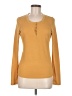 7 Diamonds Gold Long Sleeve Henley Size M - photo 1